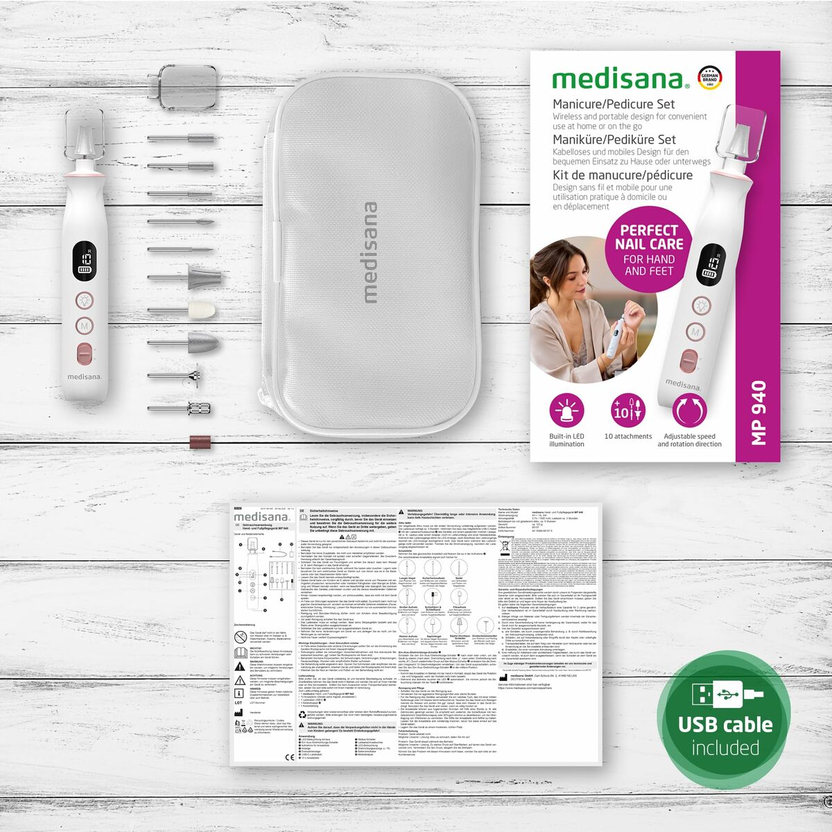 Manicure Set Medisana 85157 White-2