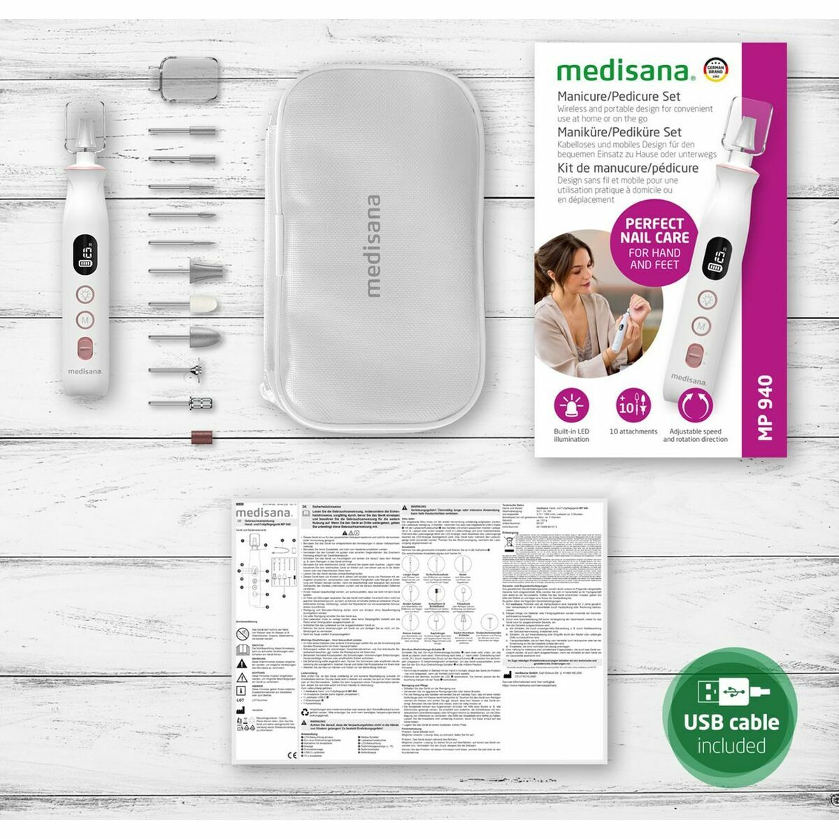 Manicure Set Medisana 85157 White-10
