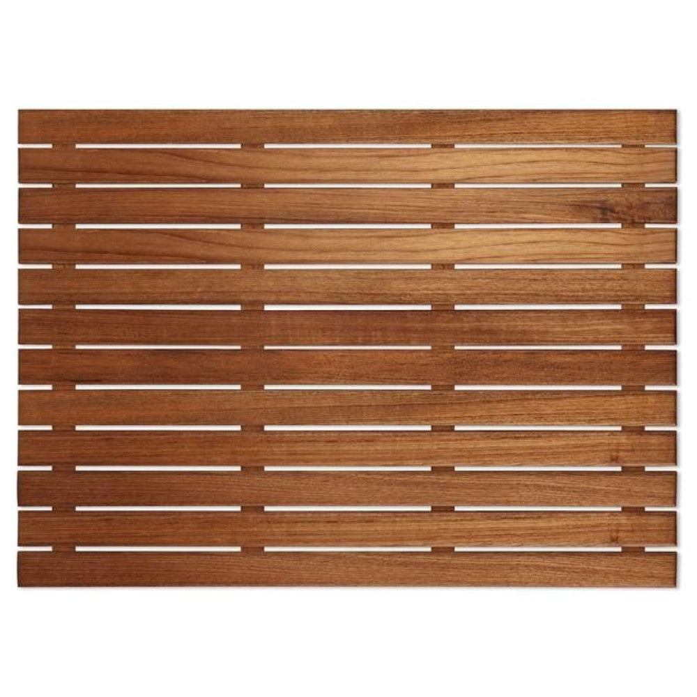 25" Premium Teak Shower Bath Mat-1