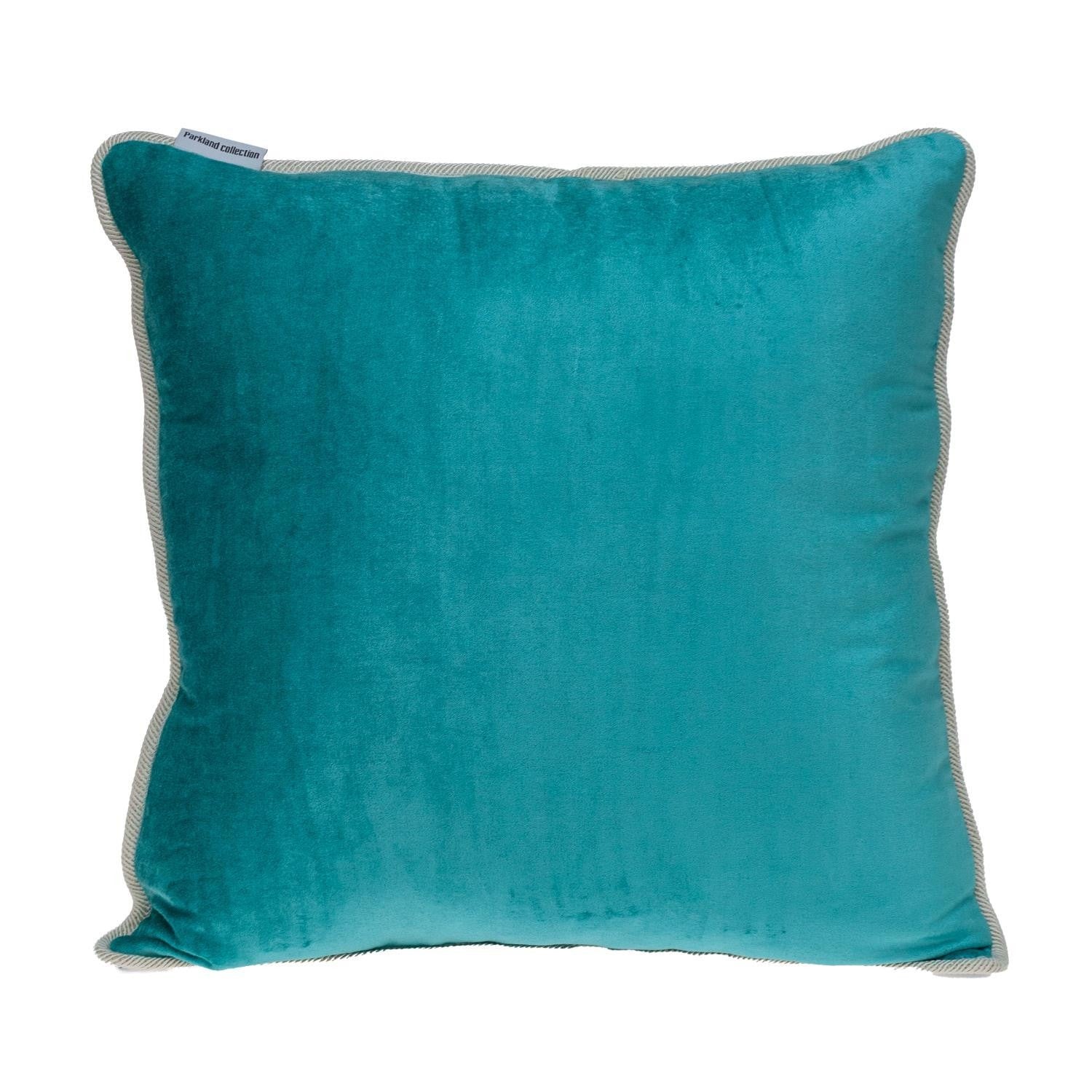 20" Aqua Teal Throw Pillow-1