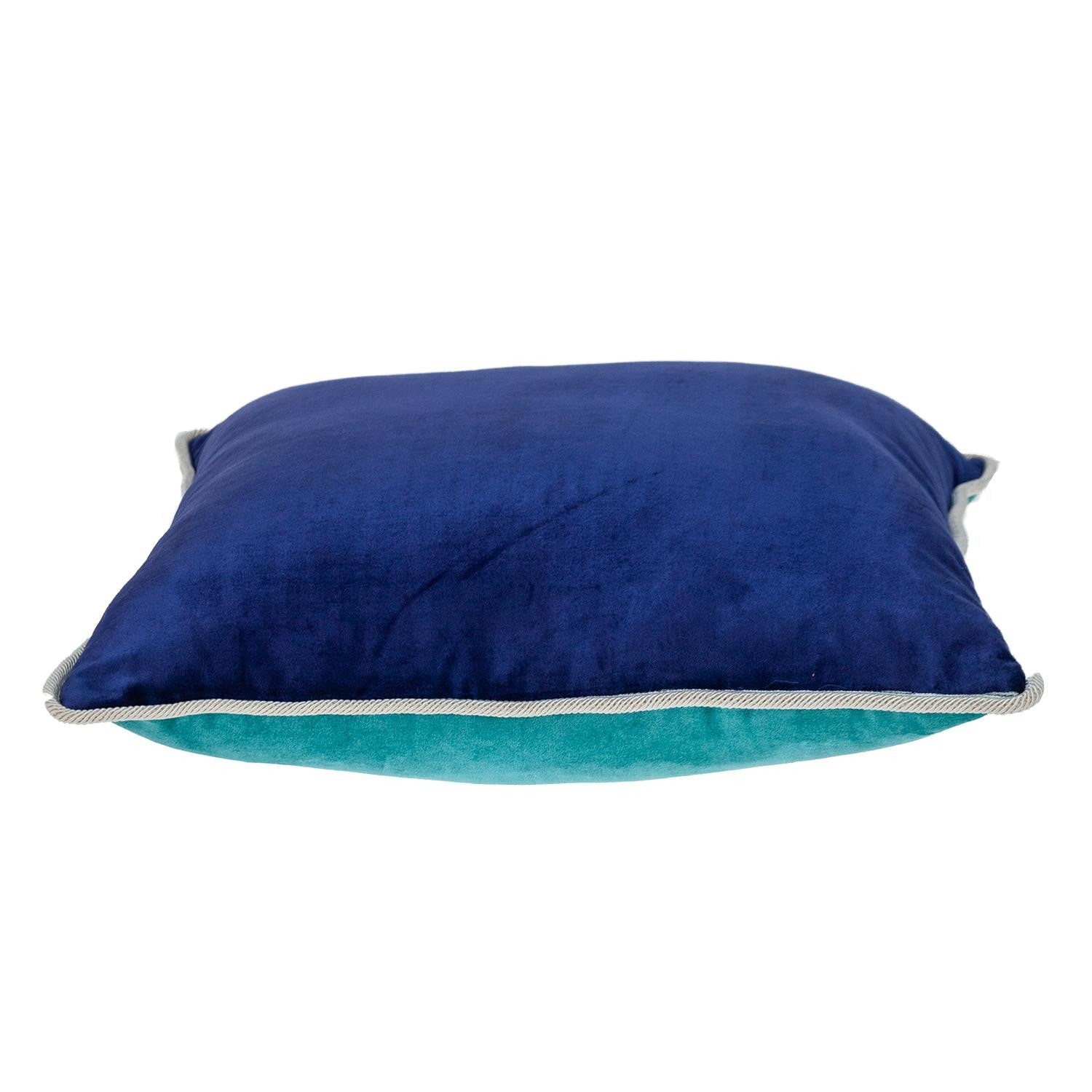 20" Aqua Teal Throw Pillow-4