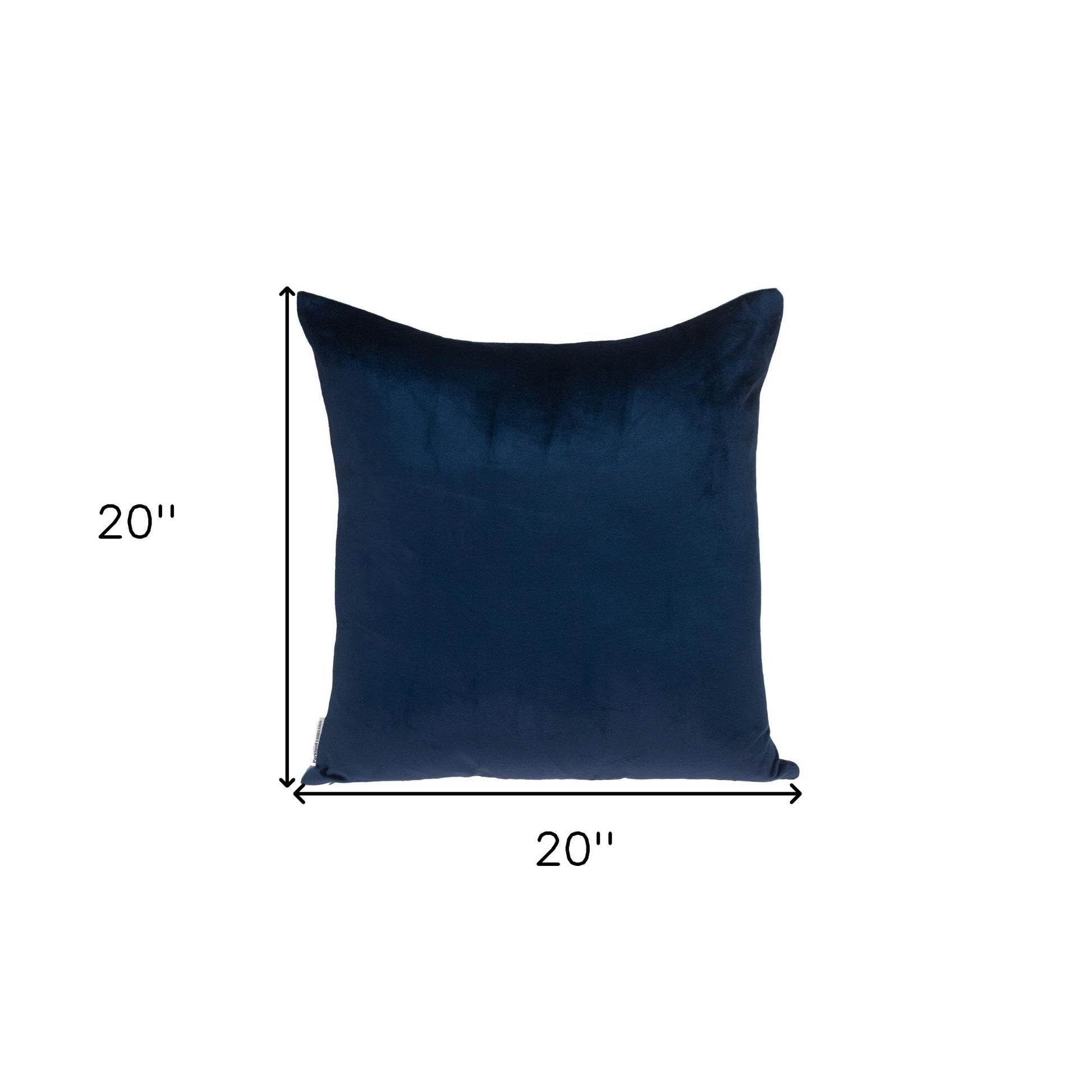 20" MULTICOLOR Cotton Blend Throw Pillow-2