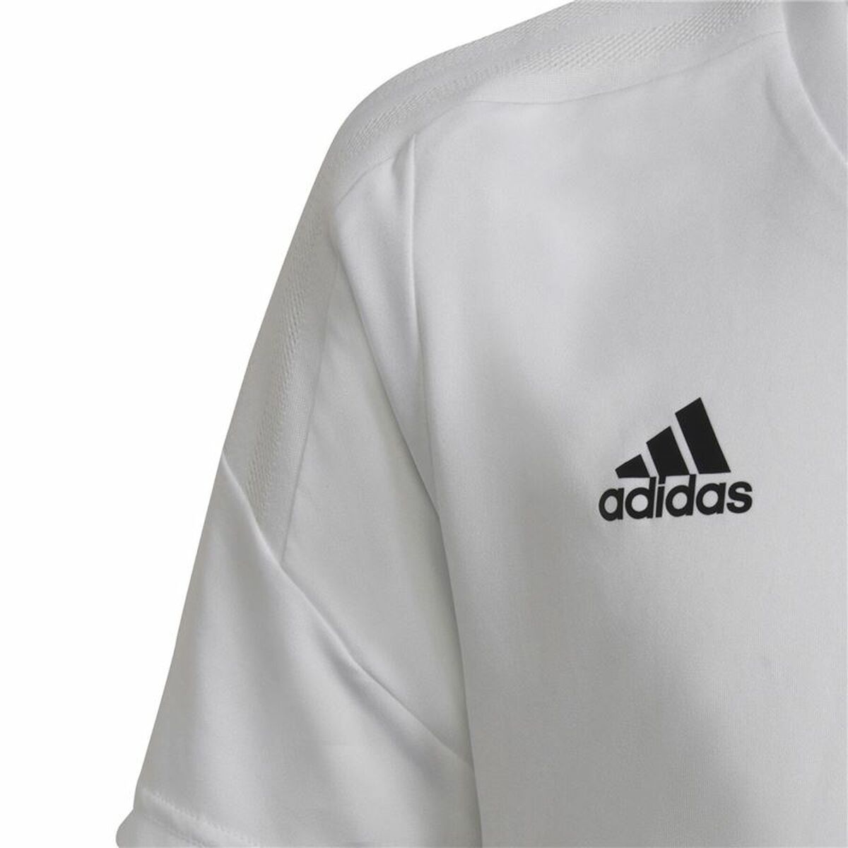 Children's Short Sleeved Football Shirt Adidas Con22 White-6