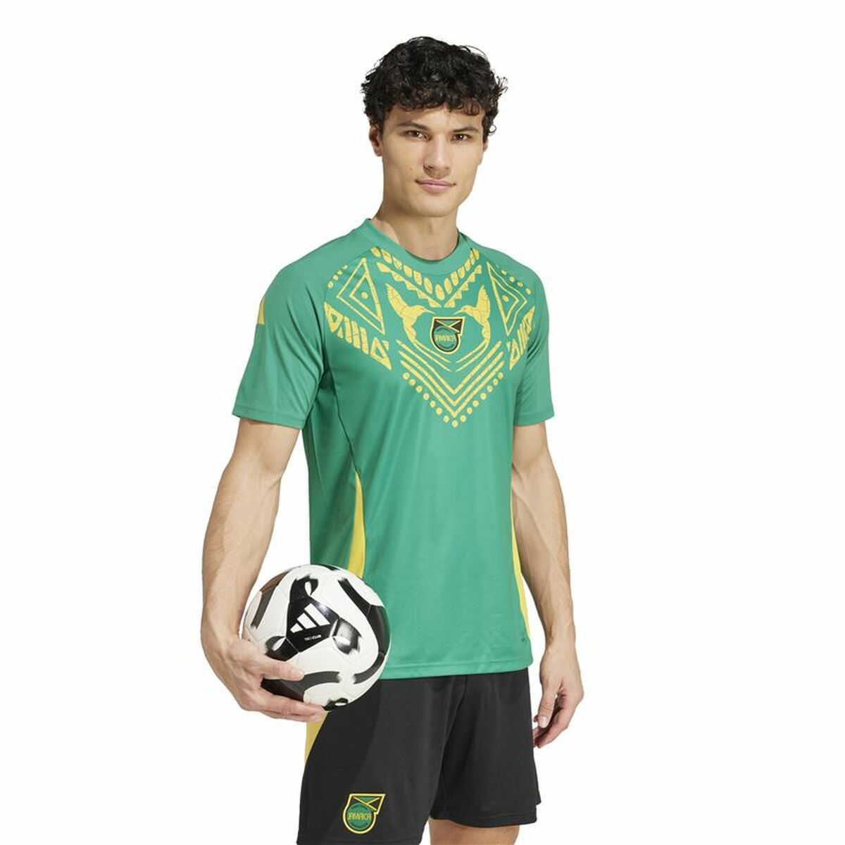 Football T-Shirt Adidas Jamaica 2024 Pre Match Green-9