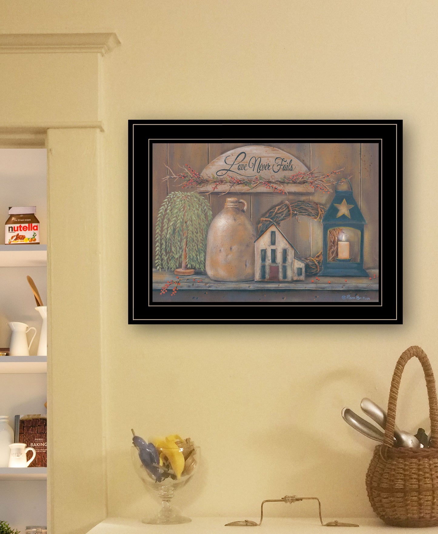 Love Never Fails 6 Black Framed Print Wall Art-3