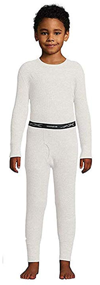 Hanes Boy's X-Temp Ultimate Thermal Underwear Preshrunk Sets Solid or Printed-8