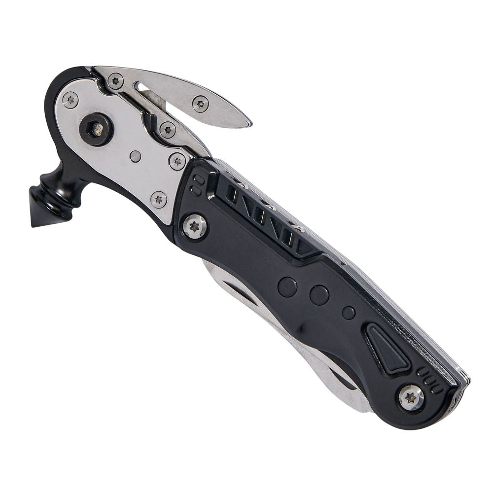 Black Glass Breaker With Multi Tools, 6" L-4