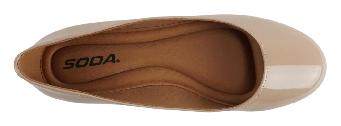 KREME-S Beige Patent Soda-4