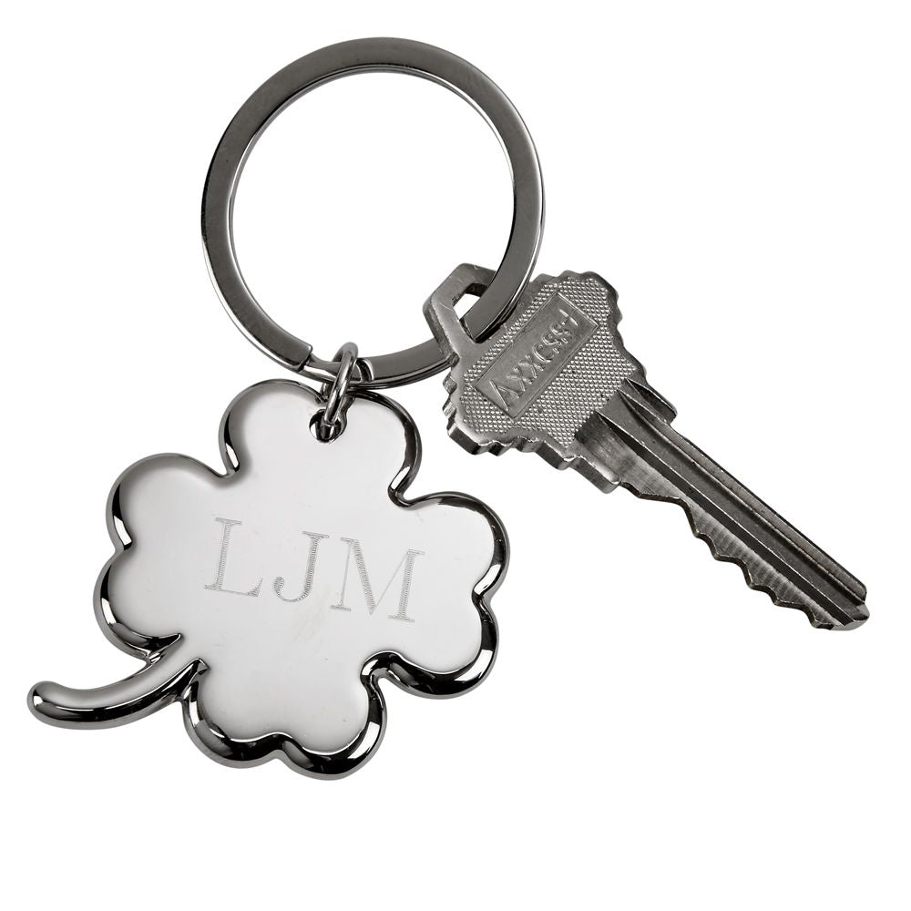 4 Leaf Clover Keychain, 3"-4