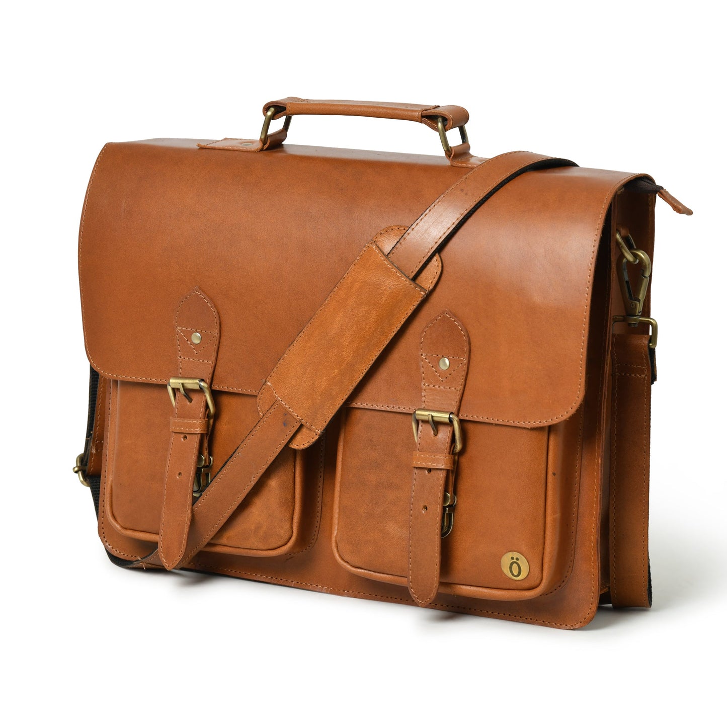 Madan Leather Messenger Bag-2