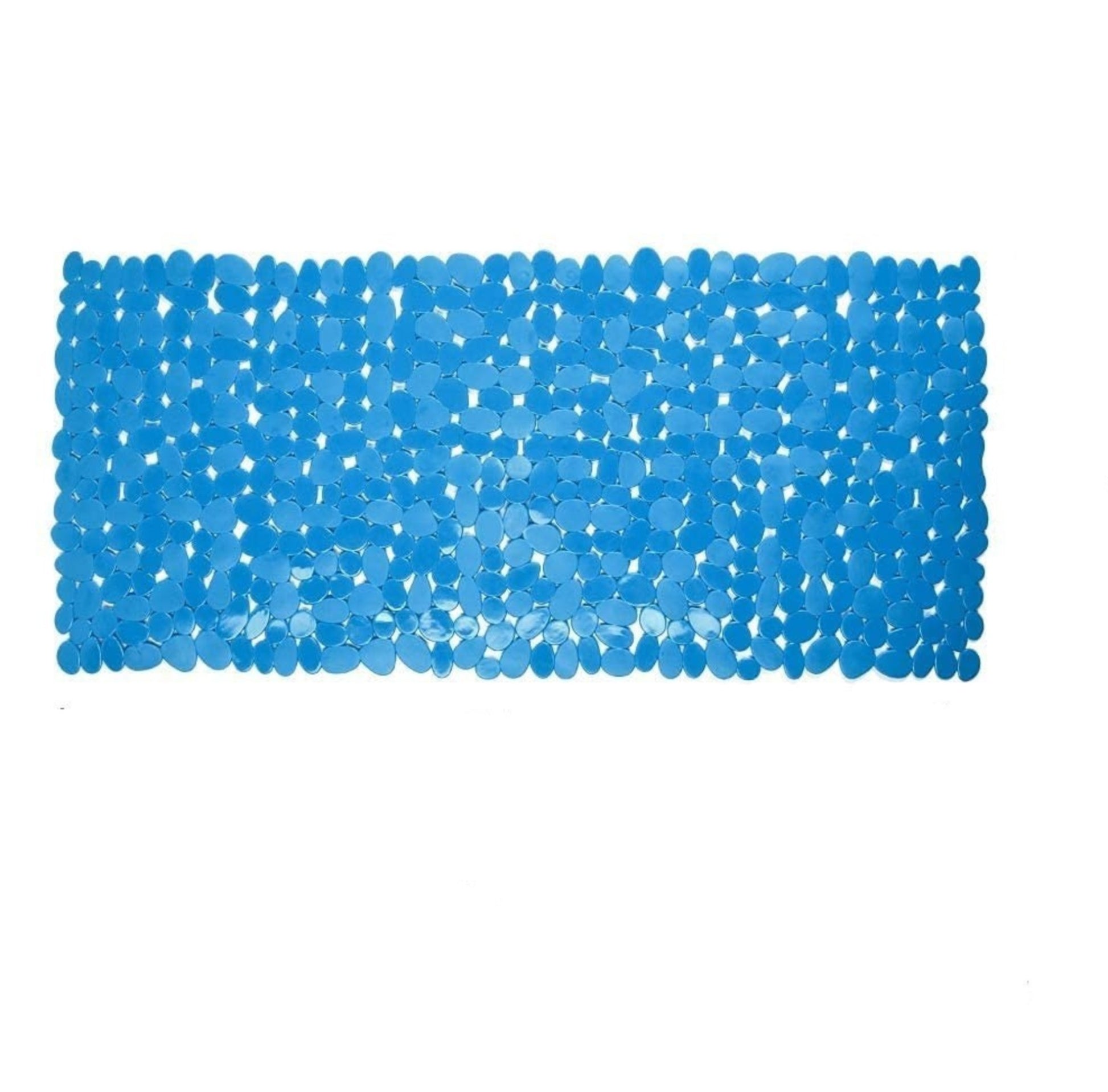 35" Blue Spa Pebbles Non Slip Bathtub Mat-0