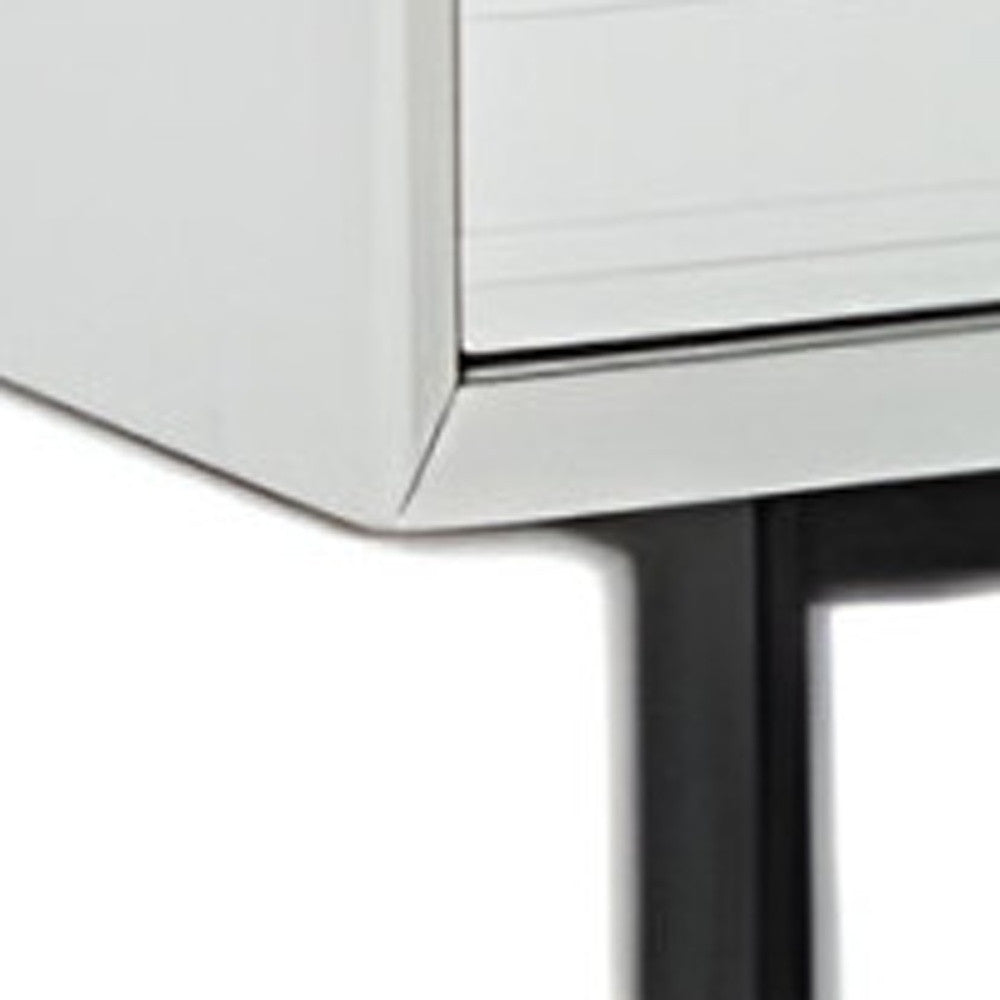 51" White Manufactured Wood Six Drawer Double Dresser-2