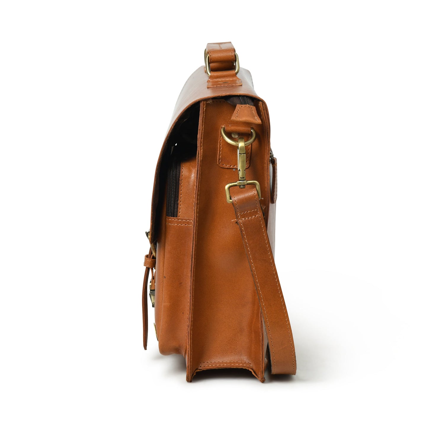 Madan Leather Messenger Bag-3