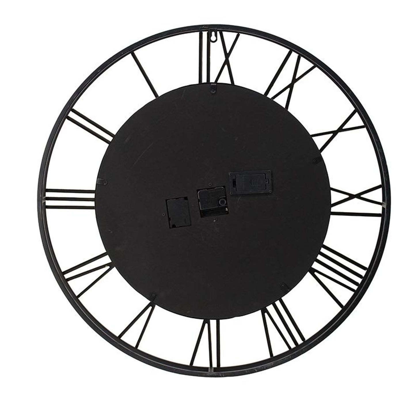 28" Circle Copper Metal and Glass Analog Exposed Gear Wall Clock-3