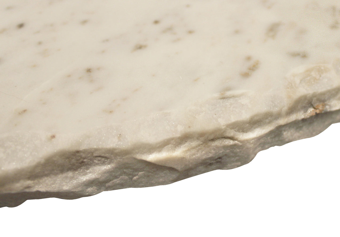 30" Ivory and Brass Genuine Marble and Iron Round Frame Coffee Table-3