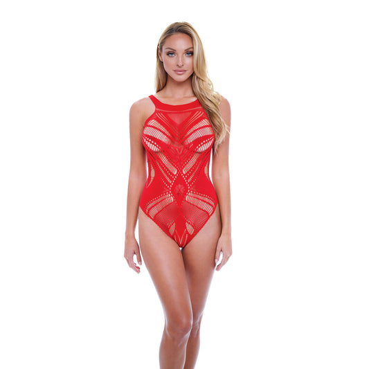 Leotard Baci Lingerie Red One size-0