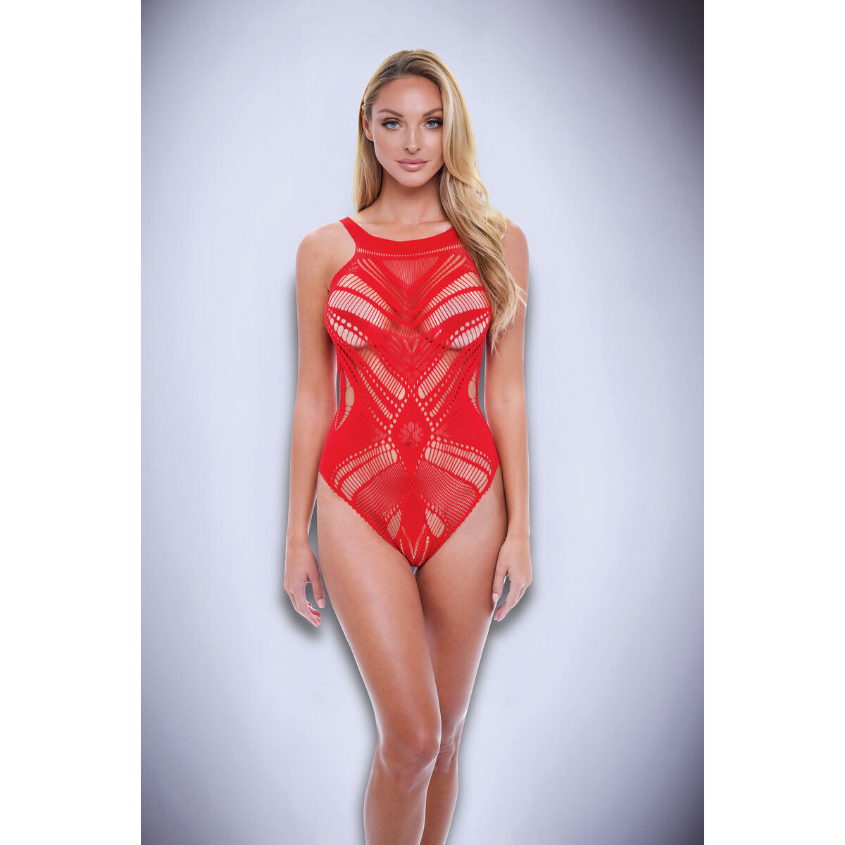 Leotard Baci Lingerie Red One size-4