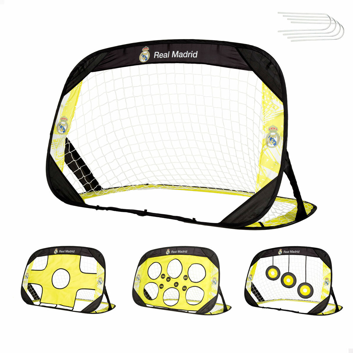 Football Goal Real Madrid C.F. 120 x 80 x 80 cm (4 Units)-6