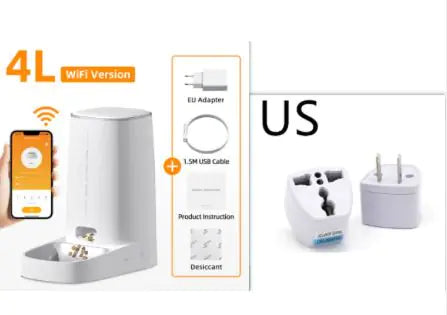4L Automatic Pet Feeder & Food Dispenser