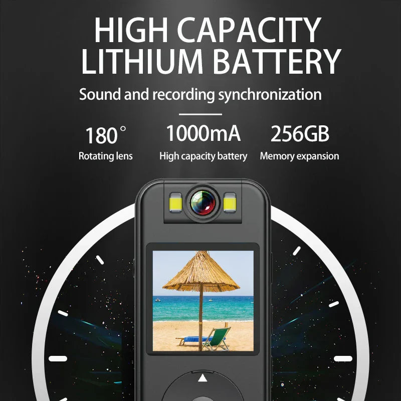 4K HD Camcorder Night Vision Law Enforcement Recorder-4