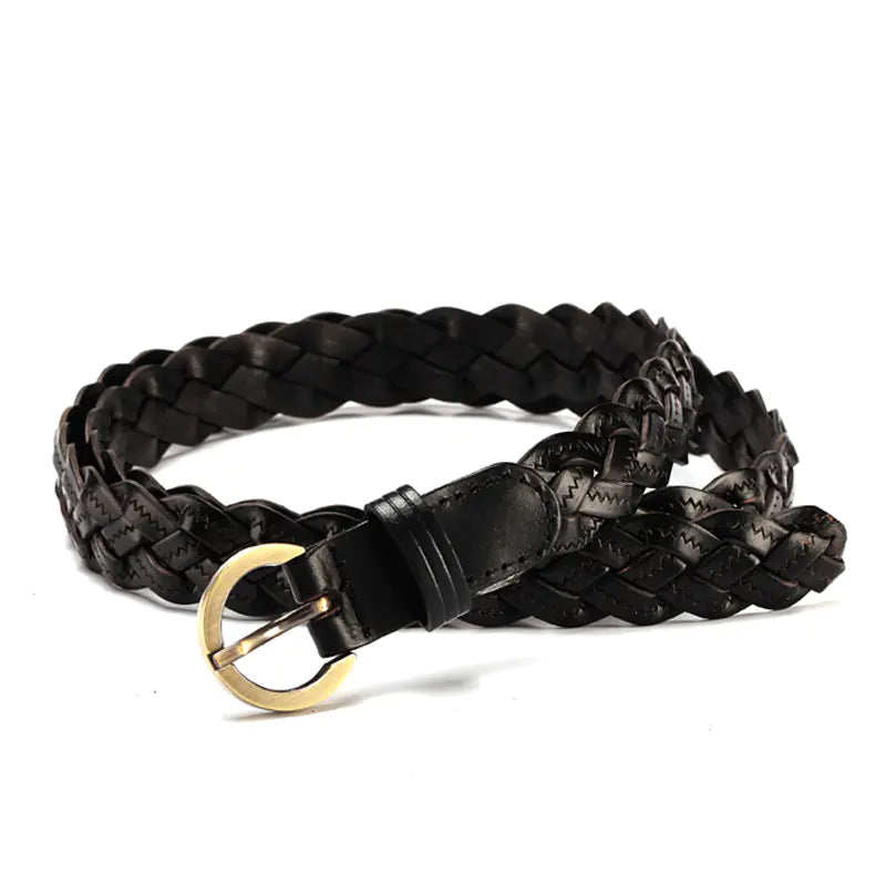 Woven Women's Belt - Korean Style Casual Dress Accessory