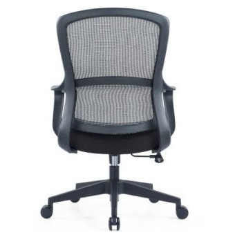 Krzesło biurowe Brother Up Up Darwin ergonomic office chair Black, Black fabric + Grey mesh (CH-519B)-0