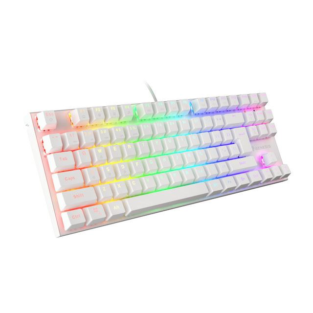 Genesis Thor 303 TKL mechanikus gaming billentyűzet, US, RGB világítással fehér (NKG-1862) (NKG-1862)-0