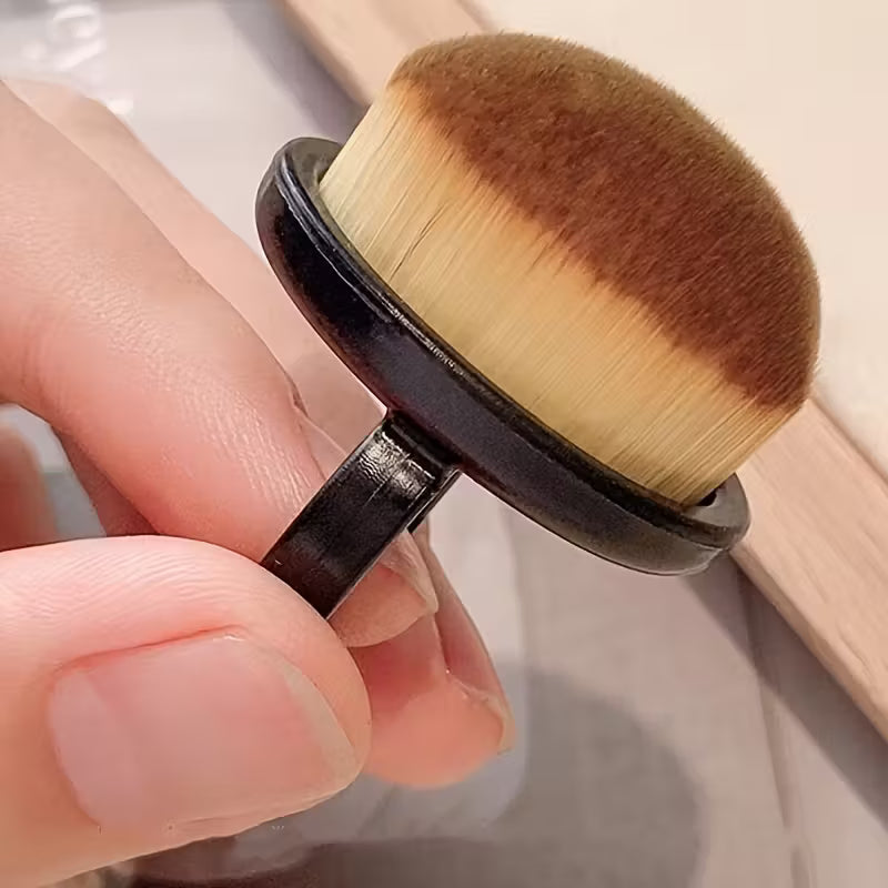 Dust Remover Brushes Ring-Shaped Manicure & Pedicure Tool with Soft Bristles-4