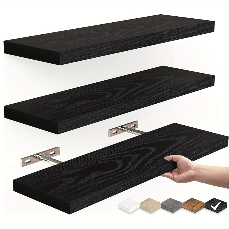 Wall Storage Hanging Solid Wood Shelf