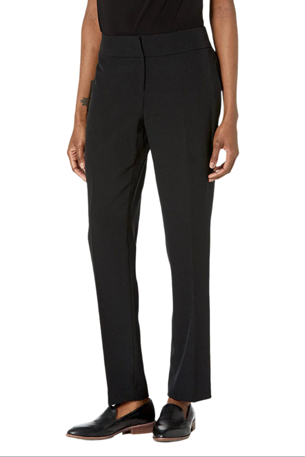 Le Suit Windowpane Pattern 6 Button Hook Closure Jacket with Button Hook Zipper Closure Crepe Pants Suit-2