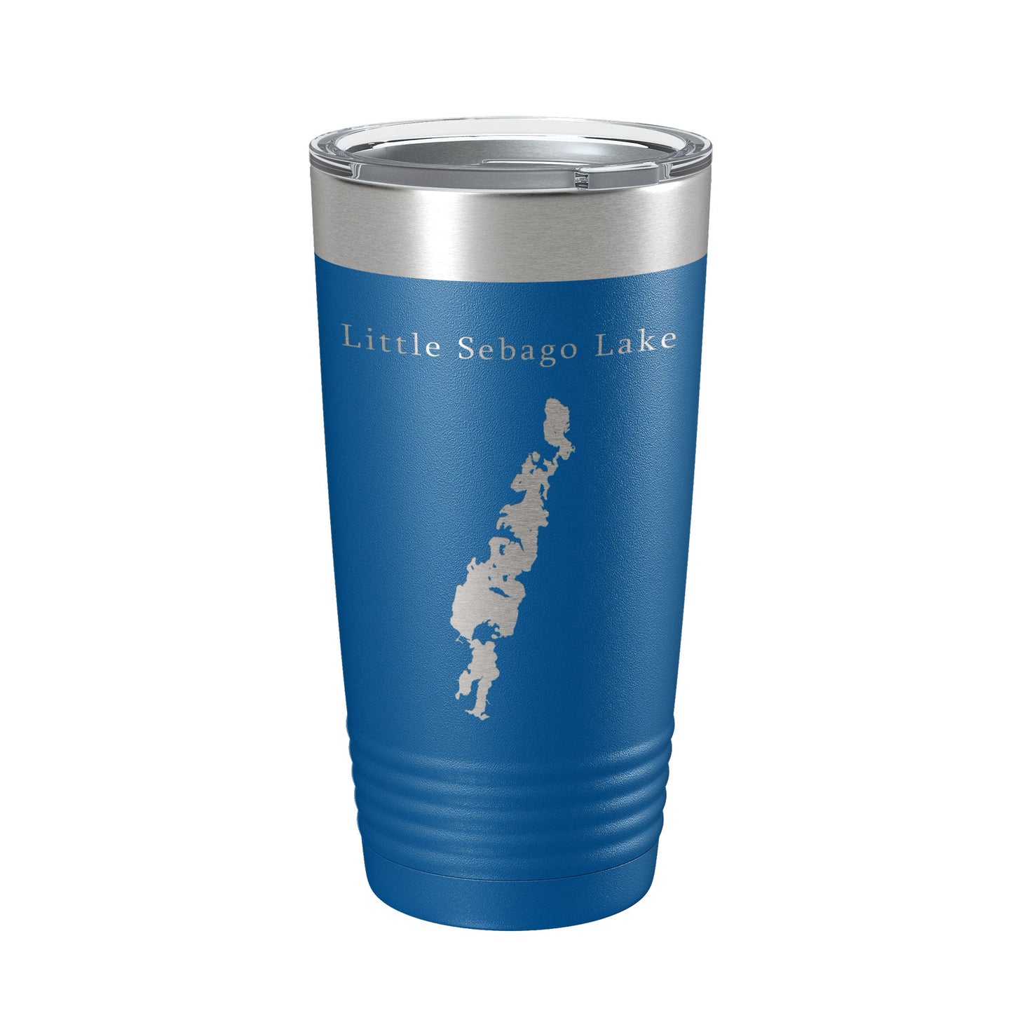 Little Sebago Lake Map Tumbler Travel Mug Insulated Laser Engraved Coffee Cup Maine 20 oz-6
