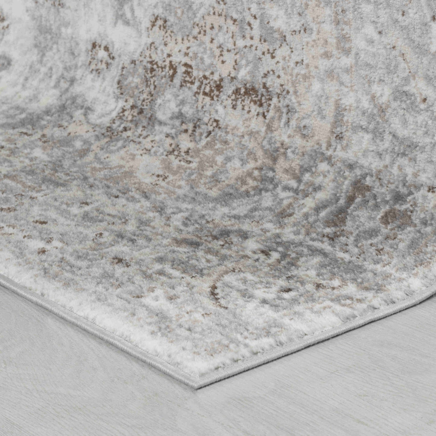 4' X 6' Brown Oriental Area Rug-6