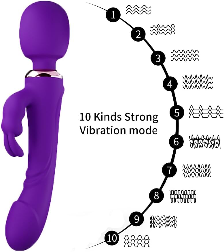 PhantomRipple Clitoral Rabbit Dildo Anal Vibrator-3