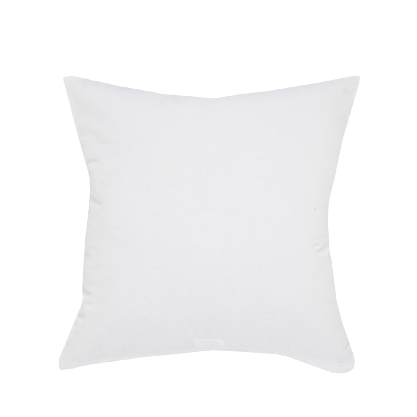 20" X 20" White And Silver 100% Cotton Animal Print Zippered Pillow-4