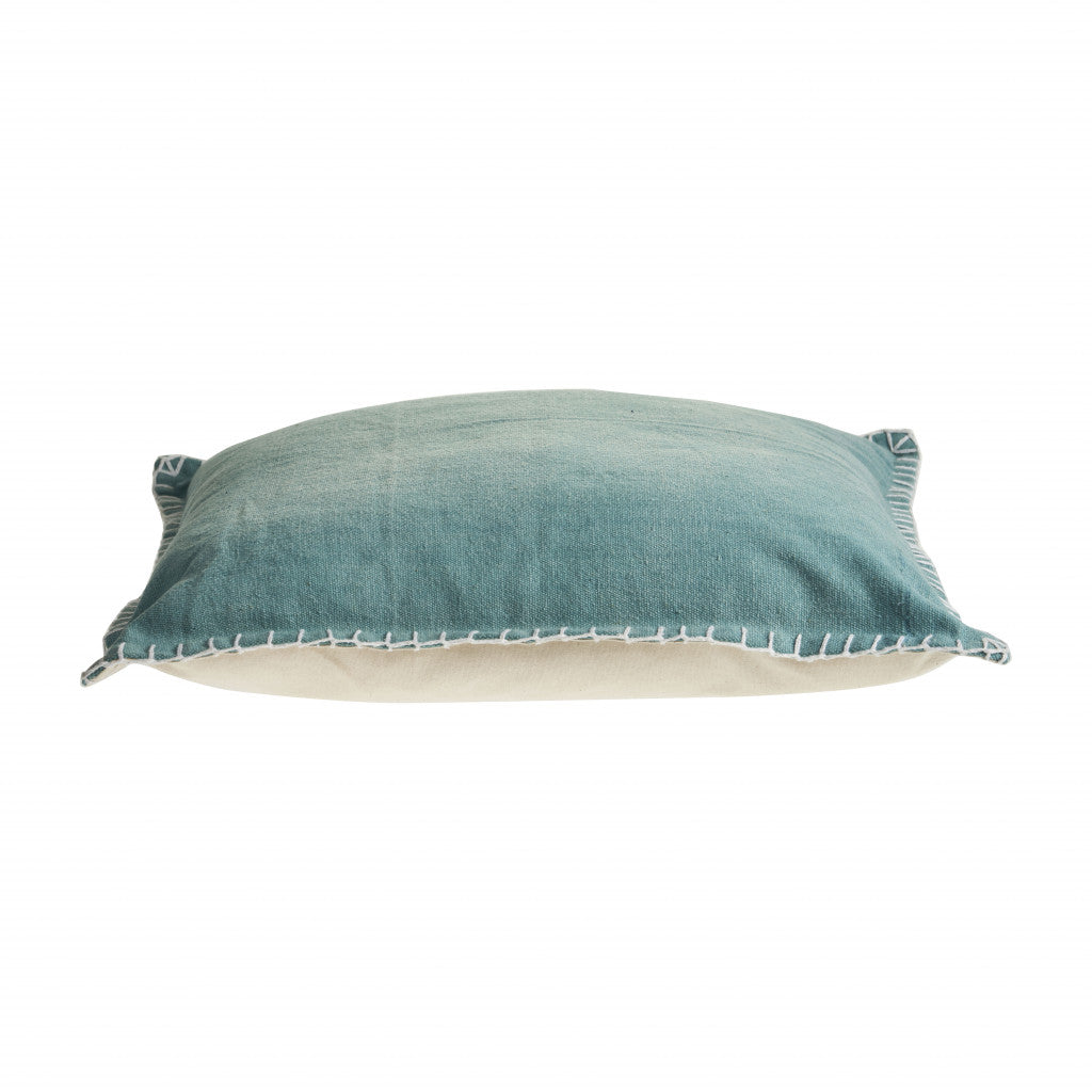 24" Teal Throw Pillow-0