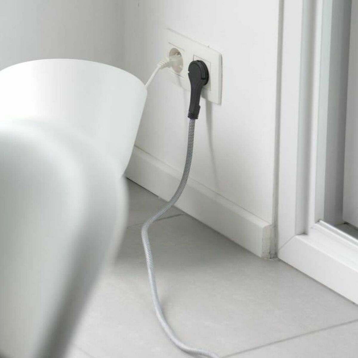 Extension Lead Chacon White White/Black-1