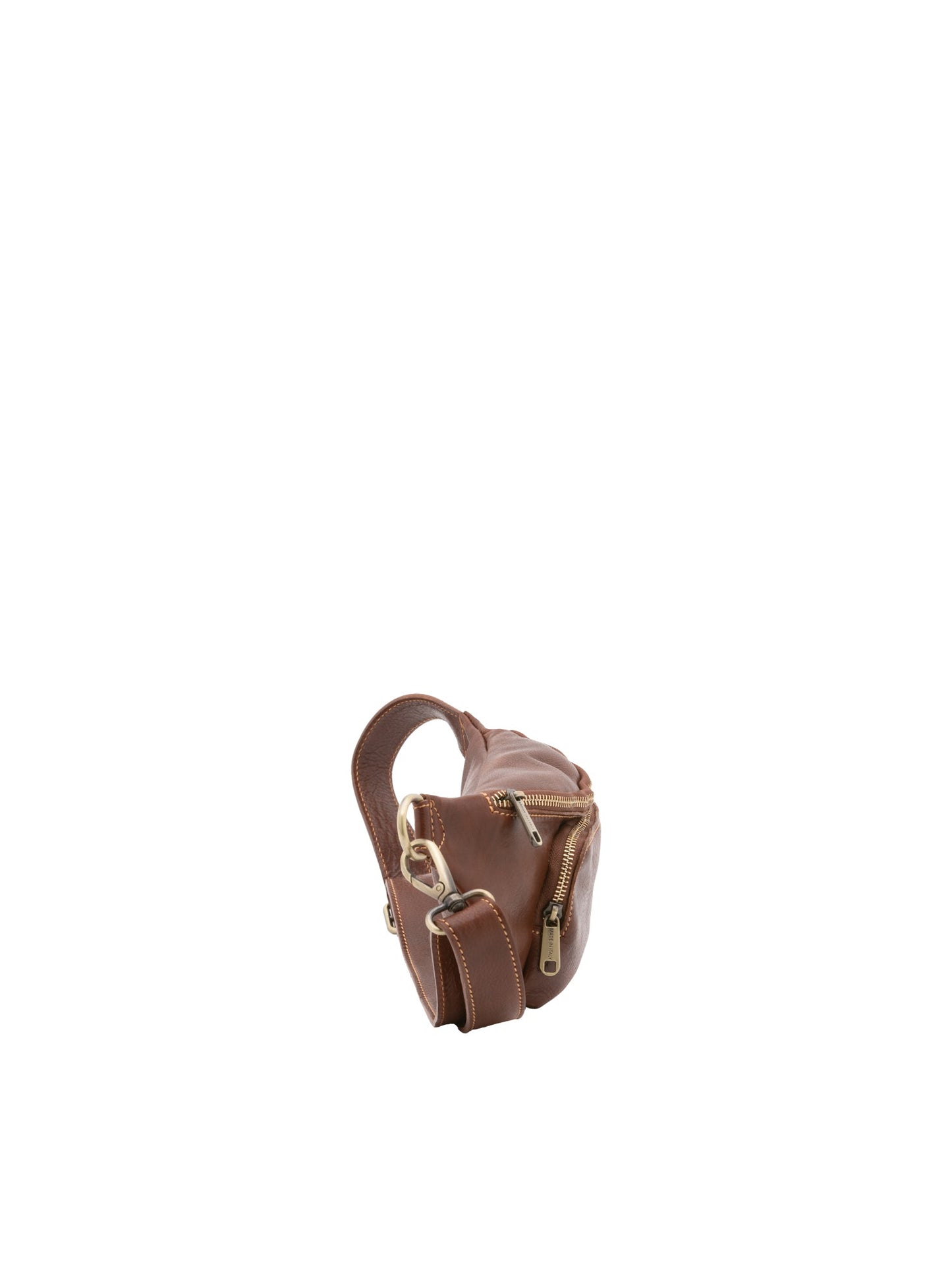 Marsupio da uomo In Vera pelle Made in Italy 30x15x8,5 cm-2