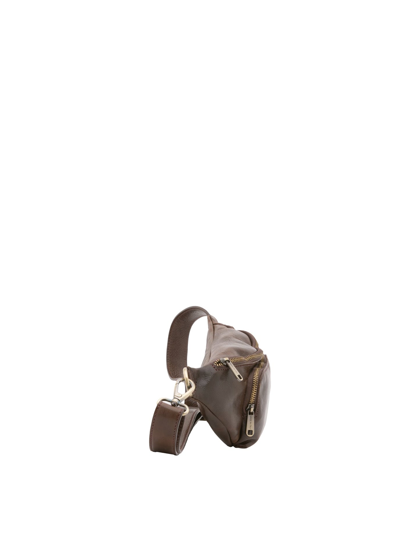 Marsupio da uomo In Vera pelle Made in Italy 30x15x8,5 cm-2