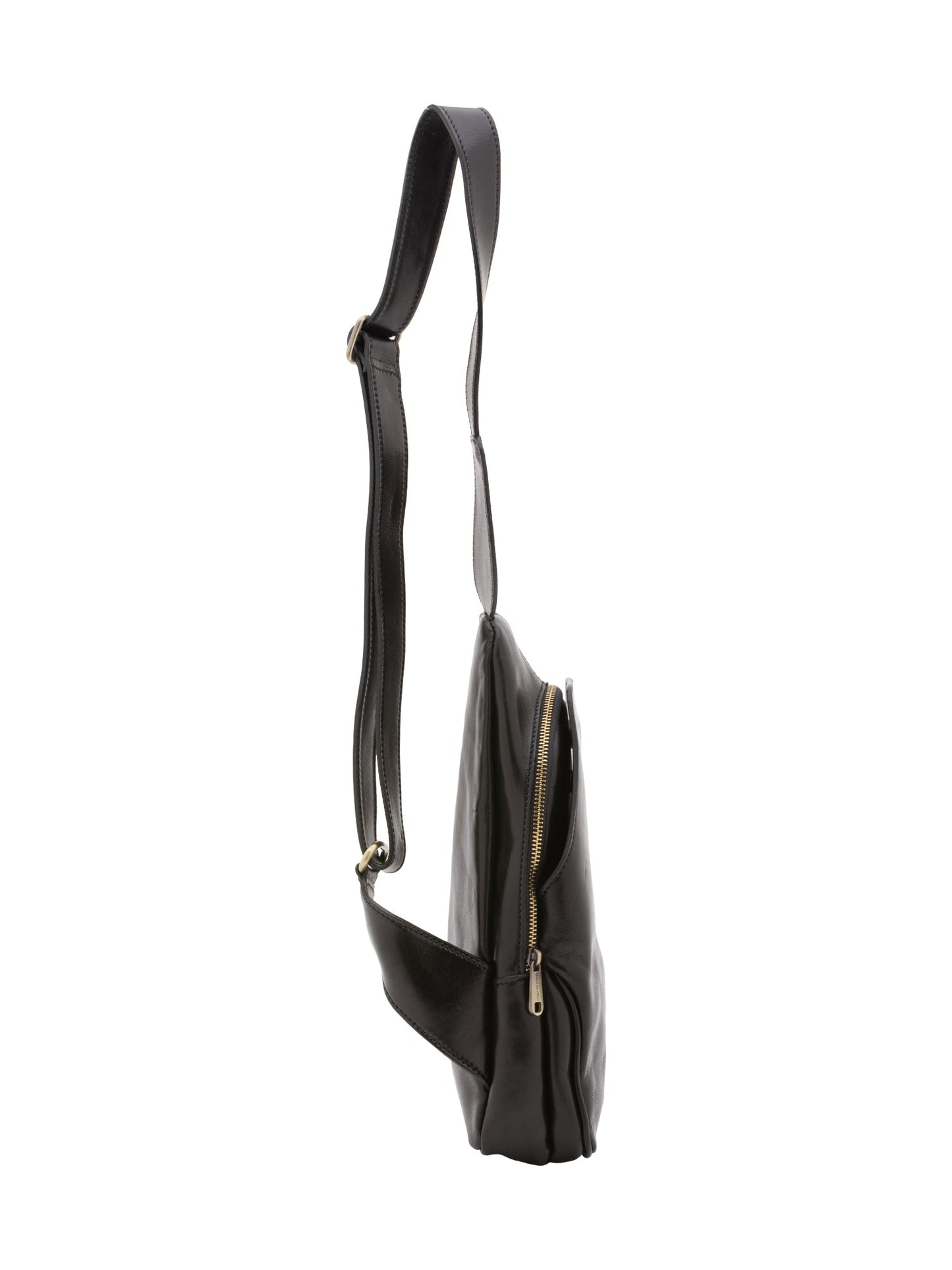 Marsupio da uomo In Vera pelle Made in Italy 33x17x7 cm-2