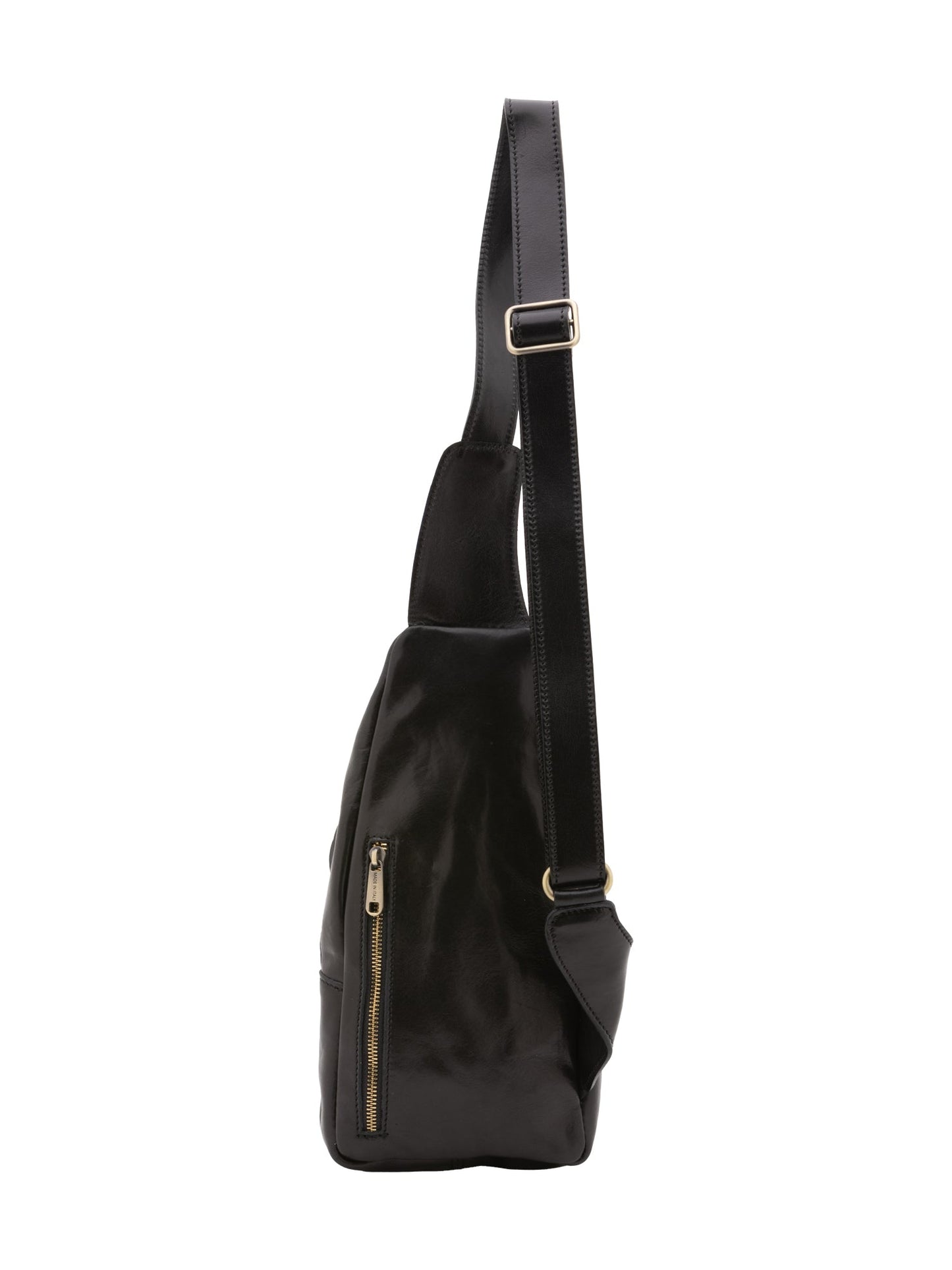 Marsupio da uomo In Vera pelle Made in Italy 33x17x7 cm-3