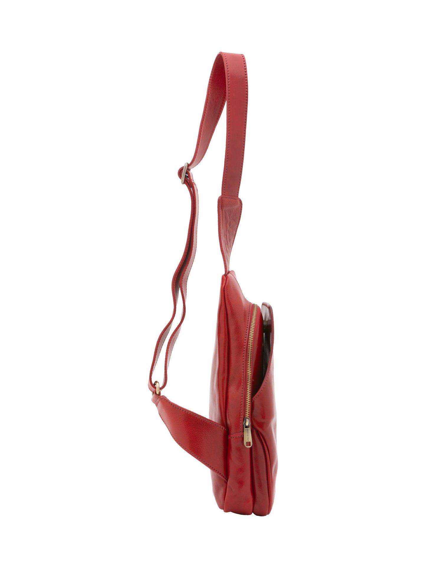 Marsupio da uomo In Vera pelle Made in Italy 33x17x7 cm-2