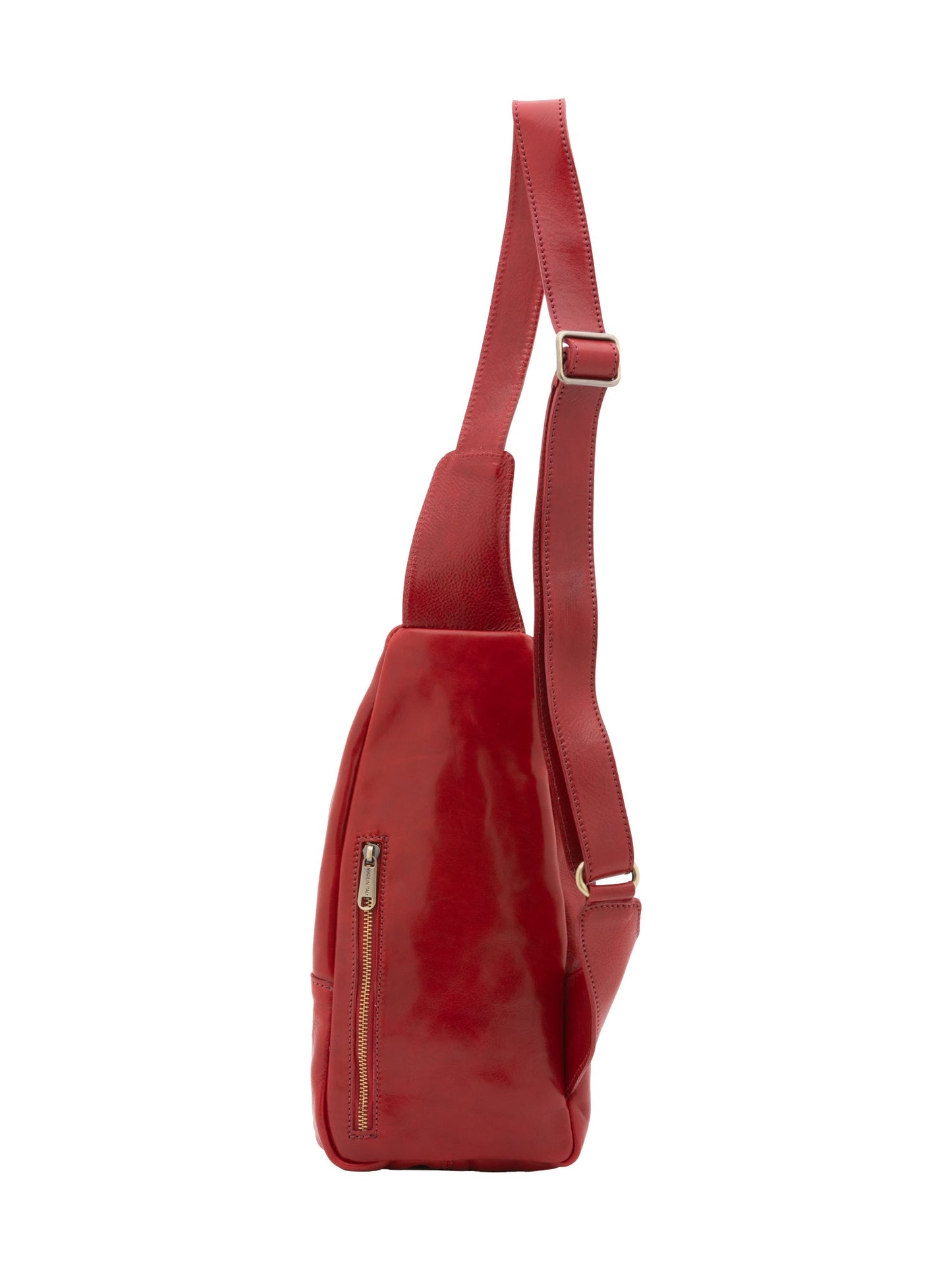 Marsupio da uomo In Vera pelle Made in Italy 33x17x7 cm-3