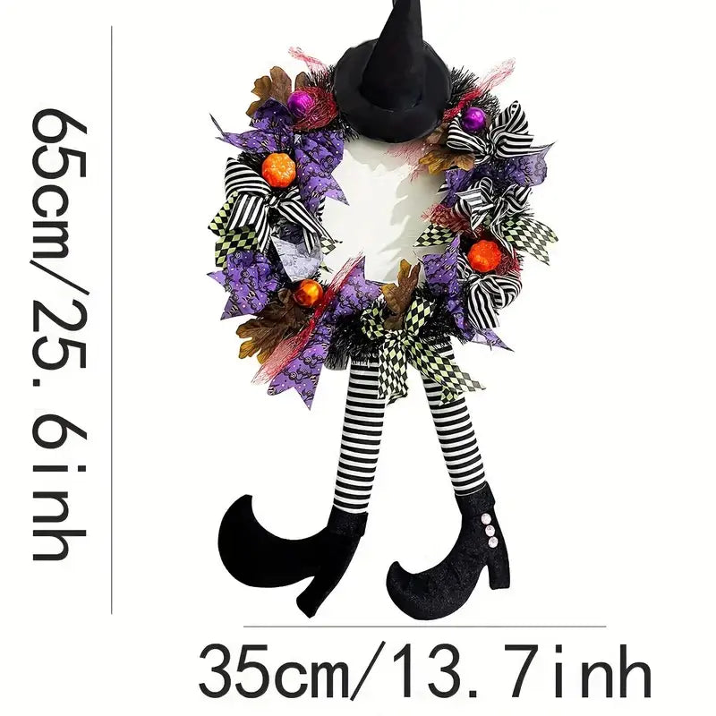 Halloween Skull Wreath for Haunted House Decoration