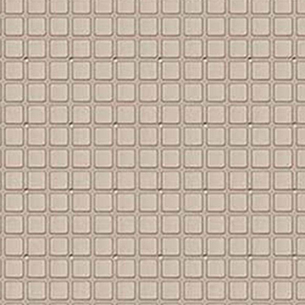 40" Beige Geometric Tiles Non Slip Bathtub Mat-7