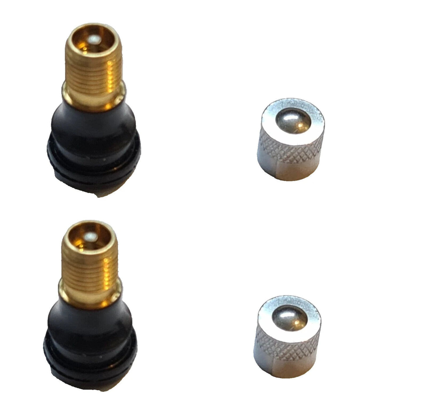 2 x E-Scooter Ventile Set Ninebot, Trittbrett, VMAX, Xiaomi, Ventil Tubeless 2x-2