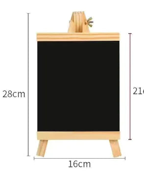 Mini Chalkboard Desktop with Pine Wood Frame (5 Styles)