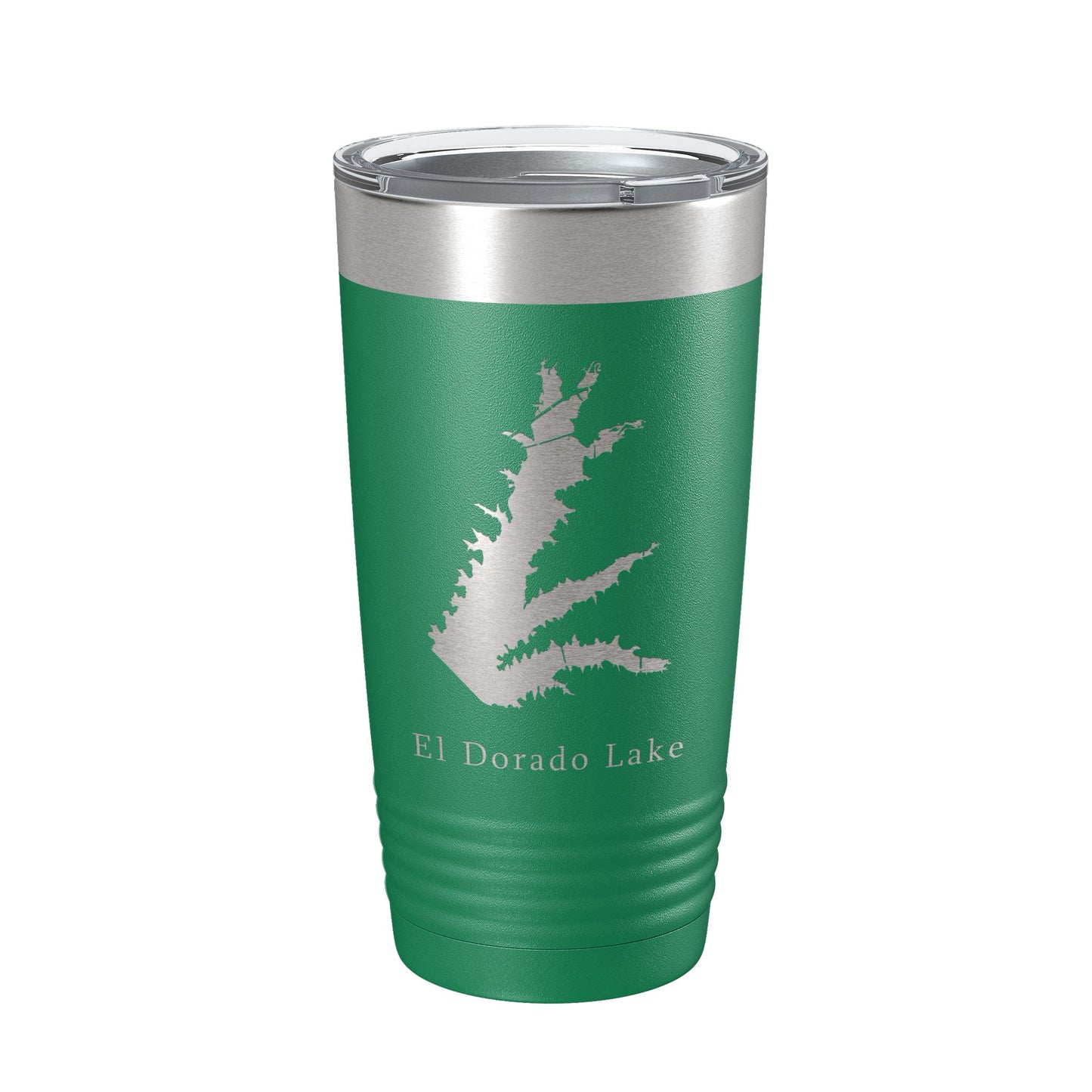 El Dorado Lake Map Tumbler Travel Mug Insulated Laser Engraved Coffee Cup Kansas 20 oz-9