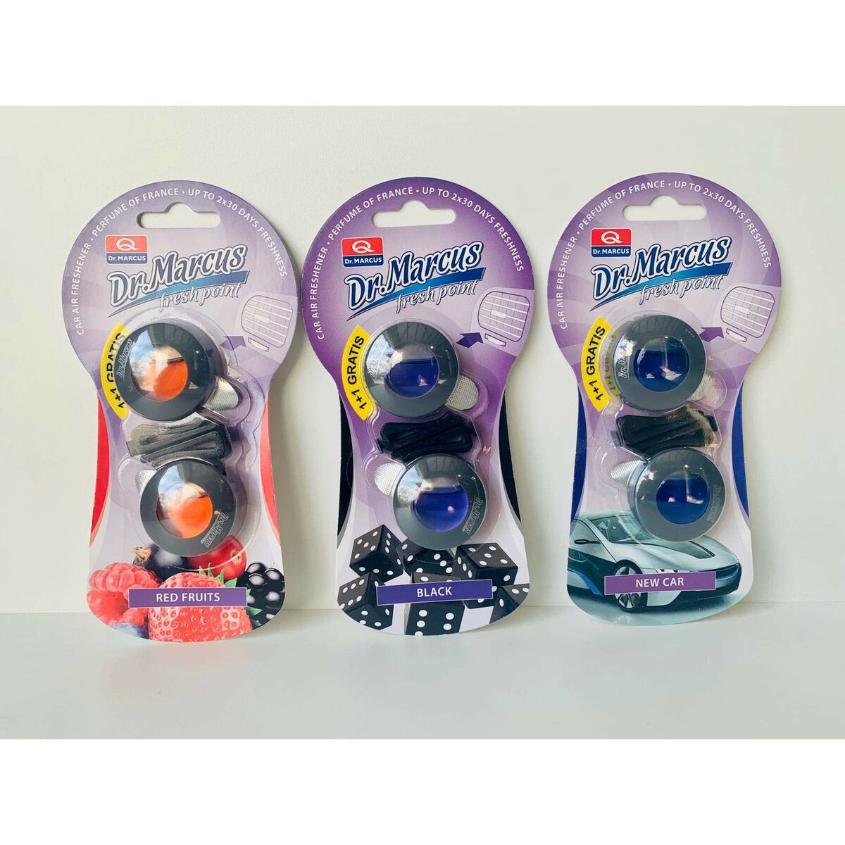 Car Air Freshener Dr Marcus FRESH POINT NEW CAR New Car 2,5 ml Plastic (2 Units)-3