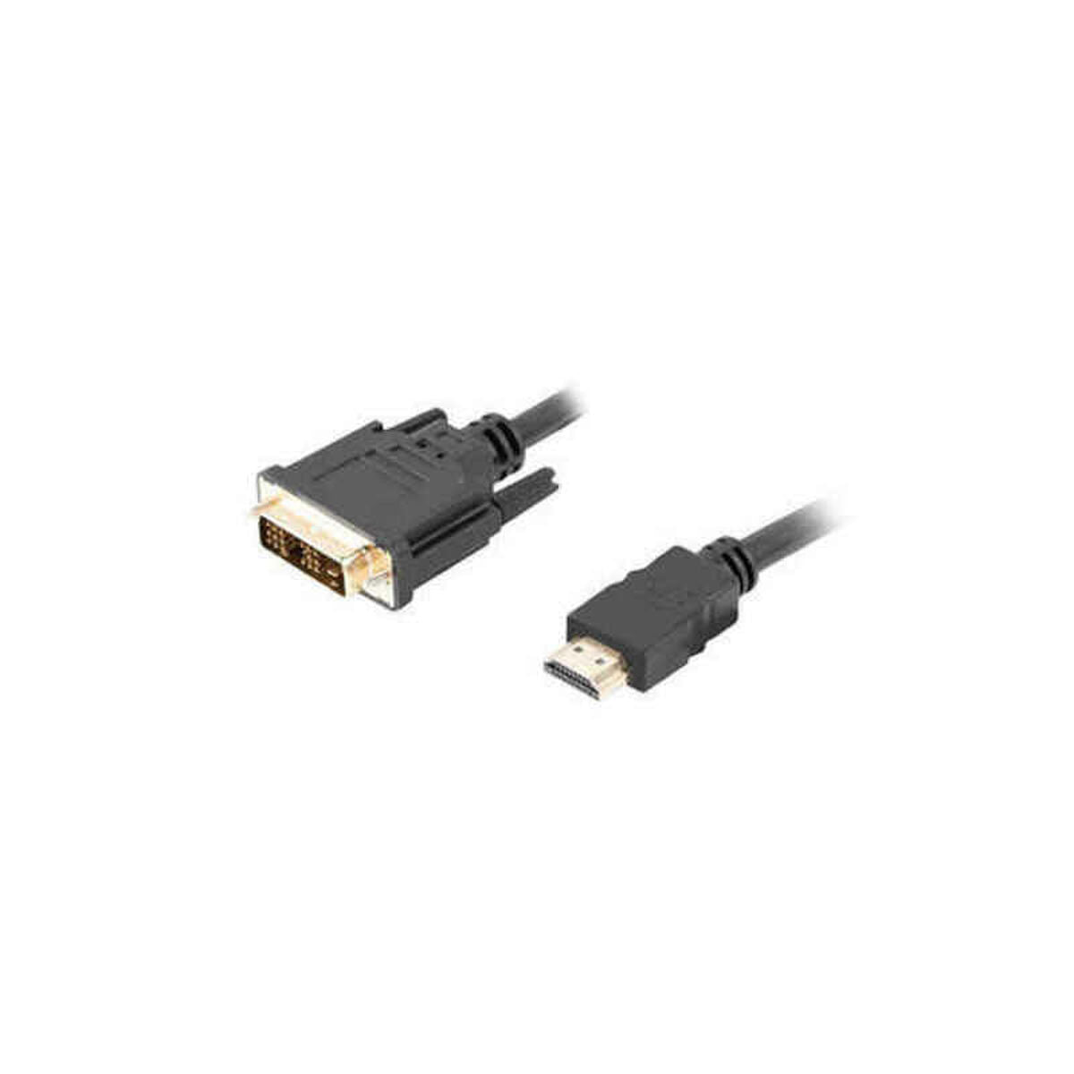 HDMI to DVI Cable Lanberg Male Plug/Male Plug Black-1