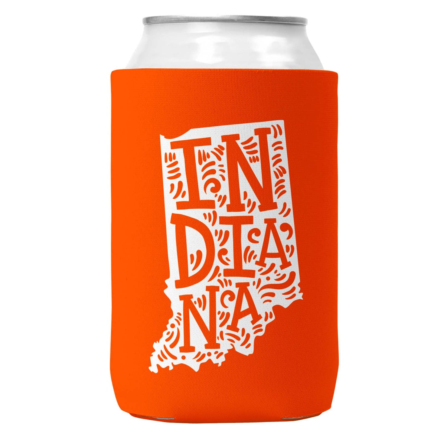 Indiana Can Coozie Cooler for 12oz Cans Indiana State Koozie-6